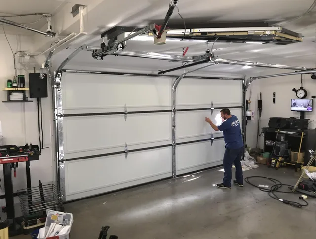 Professional garage door repair service by Wadsworth Garage Door Repair in Wadsworth