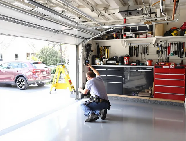 Local garage door repair service by Wadsworth Garage Door Repair in Wadsworth