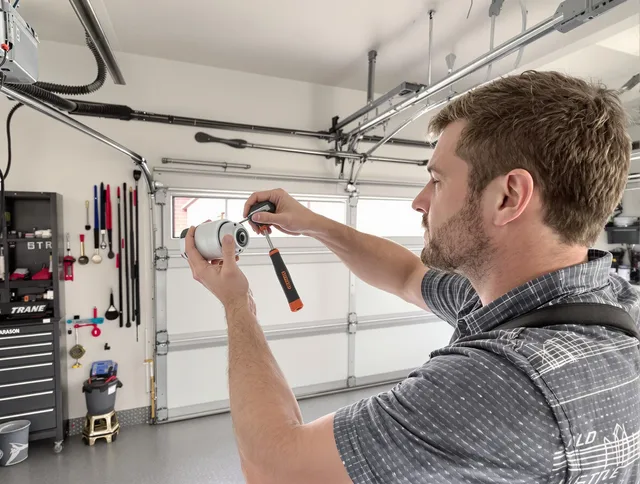 Garage door opener repair service by Wadsworth Garage Door Repair in Wadsworth