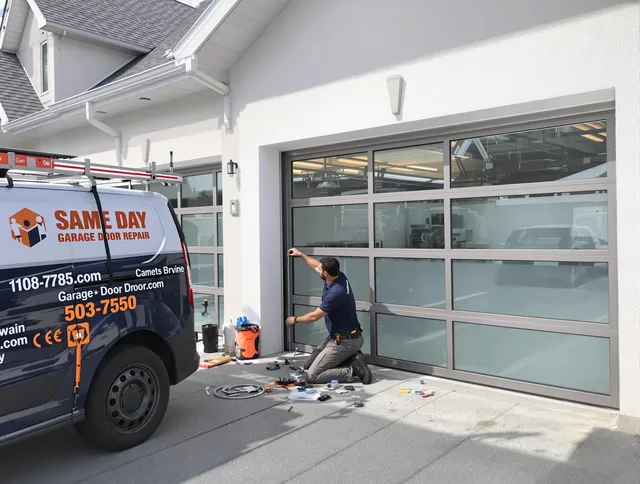 Same-day garage door repair service by Wadsworth Garage Door Repair in Wadsworth